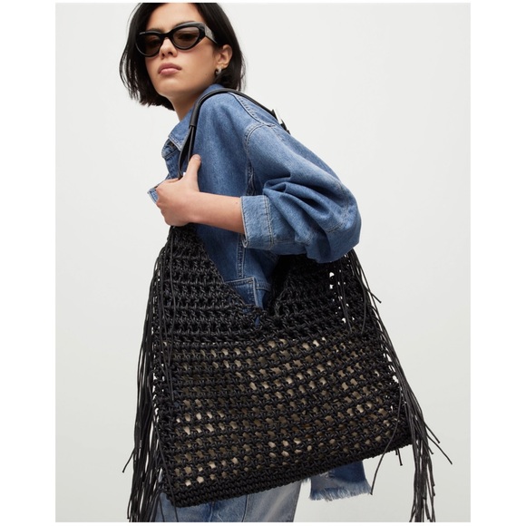 All Saints Handbags - All Saints Sabine Crochet Bag- with flaw